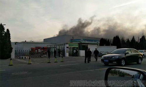 天津电池工厂起火
